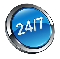 Live Customer Support 24 x 7 x 365 via phone, chat, and email